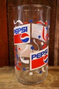 gs-250205-49 PEPSI 1990's HOLIDAY GLASS "Party"