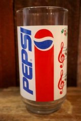 gs-250205-49 PEPSI 1990's HOLIDAY GLASS "Jingle Bells"