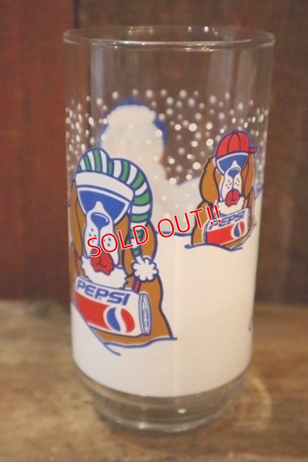 画像4: gs-250205-49 PEPSI 1990's HOLIDAY GLASS "Dogs"