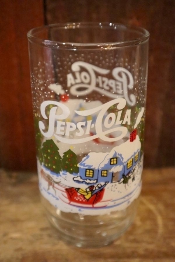 画像4: gs-250205-49 PEPSI 1990's HOLIDAY GLASS "Sled