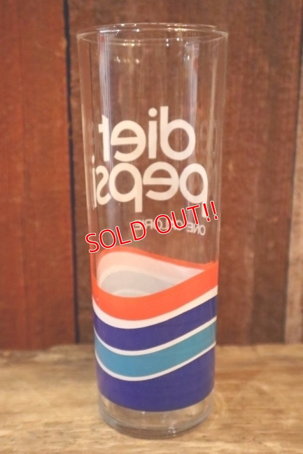 画像5: gs-250205-49 diet pepsi 1980's GLASS TUMBLER