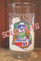 gs-250205-49 PEPSI 1990's HOLIDAY GLASS "Dogs"