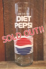 gs-250205-49 DIET PEPSI 1980's GLASS TUMBLER