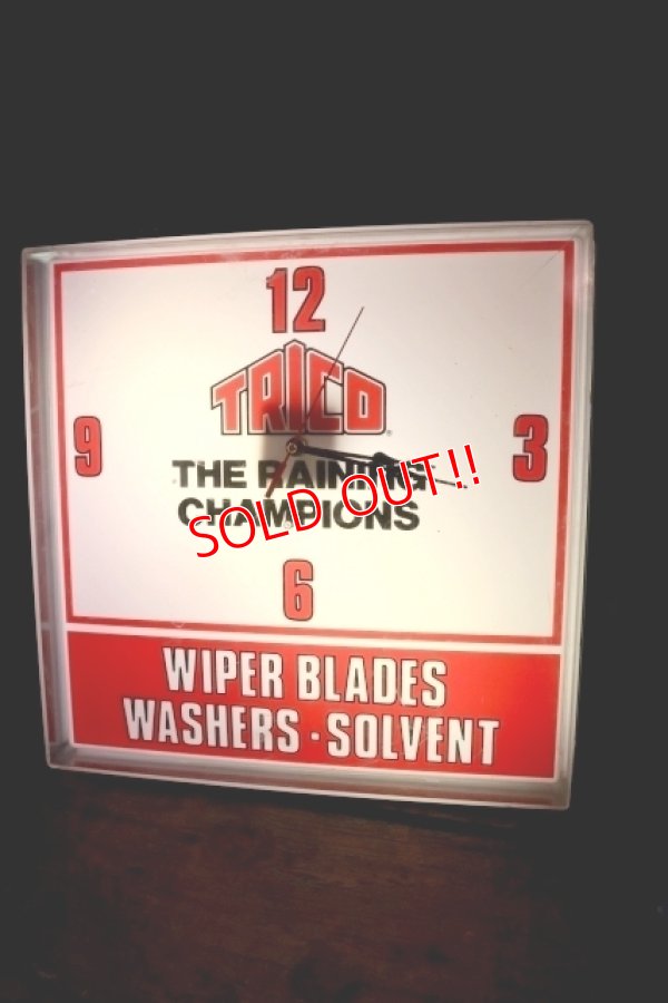 画像1: dp-250205-16 TRICO THE RAINING CHAMPIONS 1980's〜 Lighted Wall Clock