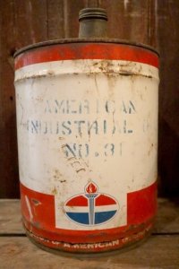 dp-250205-32 AMERICAN OIL COMPANY 1960's 5 U.S. GALLONS CAN