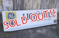 dp-250205-62 GENERAL ELECTRIC / LIGHT BULBS 1960's-1970's W-sided Metal Sign