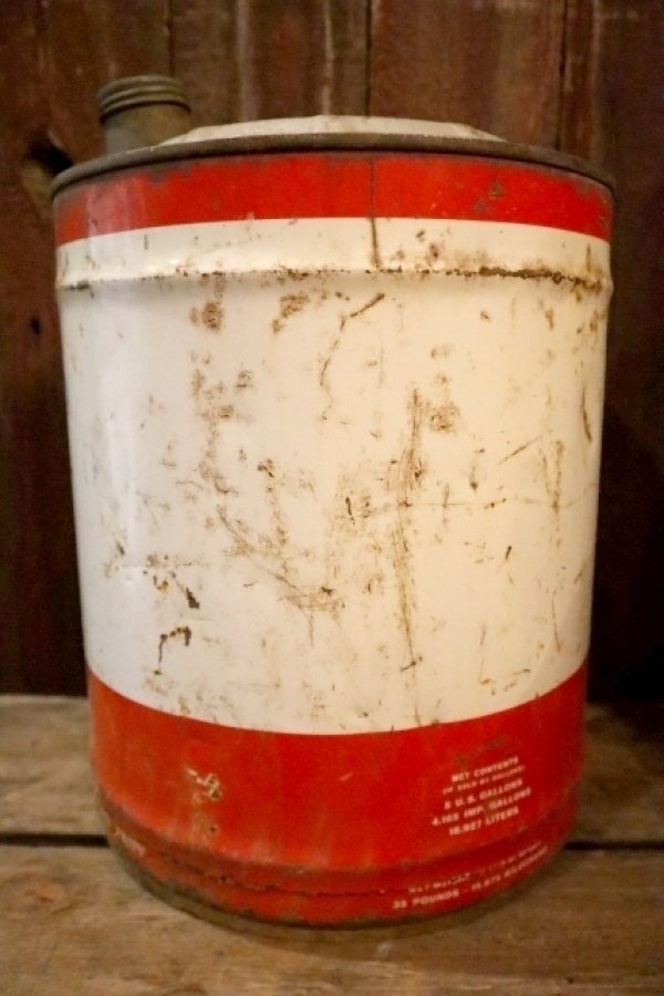 画像4: dp-250205-32 AMERICAN OIL COMPANY 1960's 5 U.S. GALLONS CAN