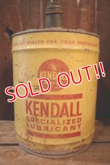 dp-250205-24 KENDALL SUPECIALIZED LUBRICANT 1970's 5 U.S. GALLONS CAN
