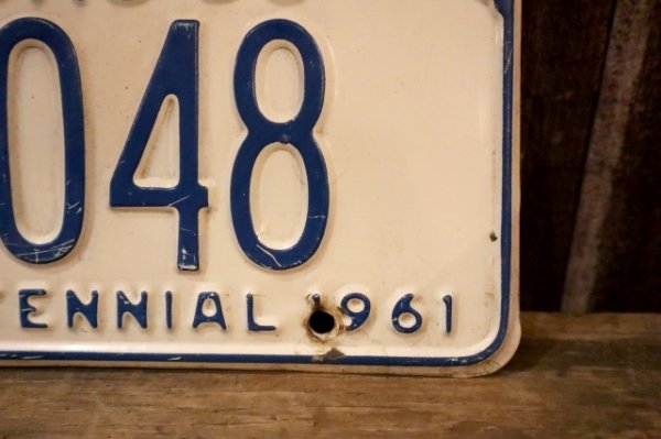 画像3: dp-250205-21 License Plate 1960 KANSAS "KW-1048"
