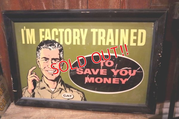 画像1: dp-250205-66 CAT (Caterpillar Inc.) Frame Poster