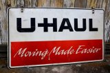 dp-250205-59 U-HAUL "Moving Made Easier" W-sided Metal Sign
