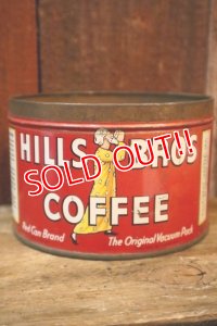 dp-250205-114 HILLS BROS COFFEE / 1950's Tin Can