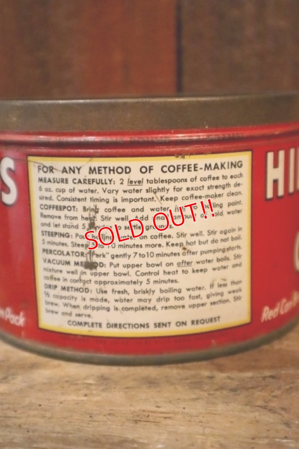 画像4: dp-250205-114 HILLS BROS COFFEE / 1950's Tin Can