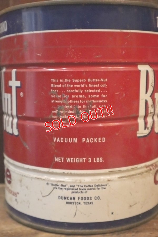 画像5: dp-250205-114 Butter-Nut COFFEE / Vintage 3 LBS. Can