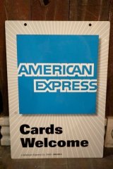 dp-250205-36 AMERICAN EXPRESS 2000's W-sided Metal Sign