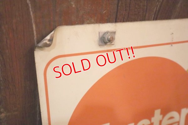 画像4: dp-250205-36 VISA Master Card 1980's W-sided Metal Sign