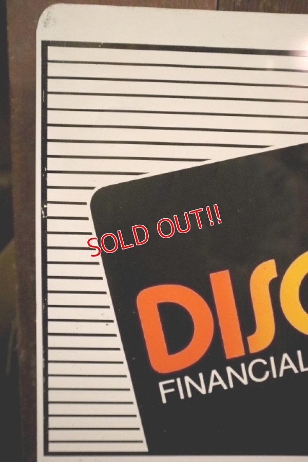 画像6: dp-250205-36 DISCOVER・Master Card・VISA 1990's W-sided Metal Sign