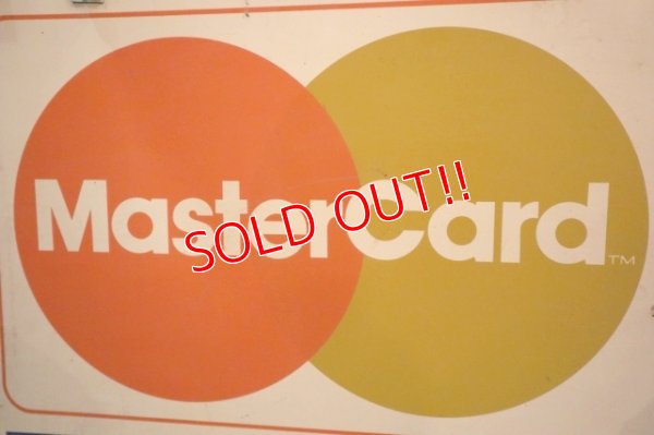 画像2: dp-250205-36 VISA Master Card 1980's W-sided Metal Sign