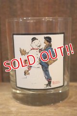 dp-250205-37 PEPSI 1979 NORMAN ROCKWELL "SNOW SCULPTURING" GLASS