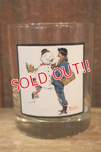 dp-250205-37 PEPSI 1979 NORMAN ROCKWELL "SNOW SCULPTURING" GLASS