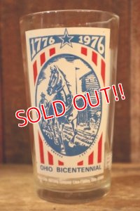 dp-250205-23 PEPSI 1970's OHIO BICENTENNIAL 1776-1976 GLASS