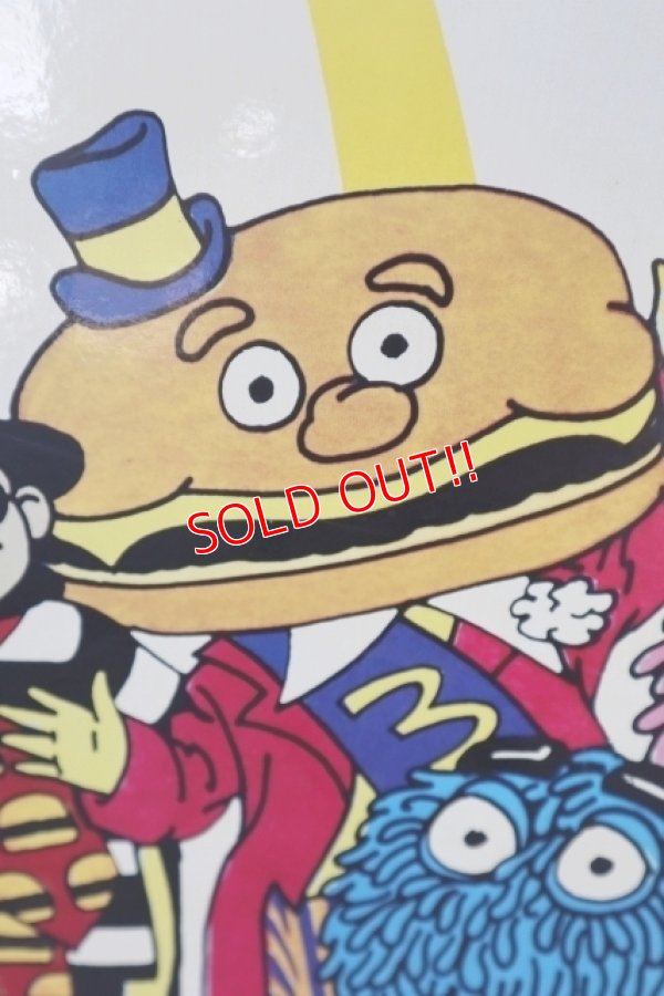 画像5: ct-250205-06 McDonald's 1987 Characters Sign