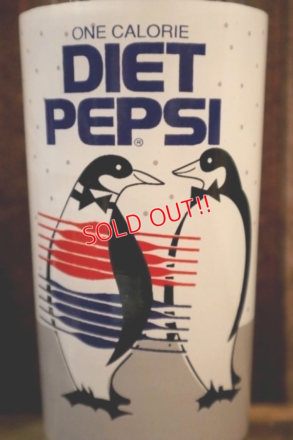 画像2: dp-250205-44 DIET PEPSI 1990's PENGUIN GLASS