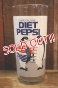 dp-250205-44 DIET PEPSI 1990's PENGUIN GLASS