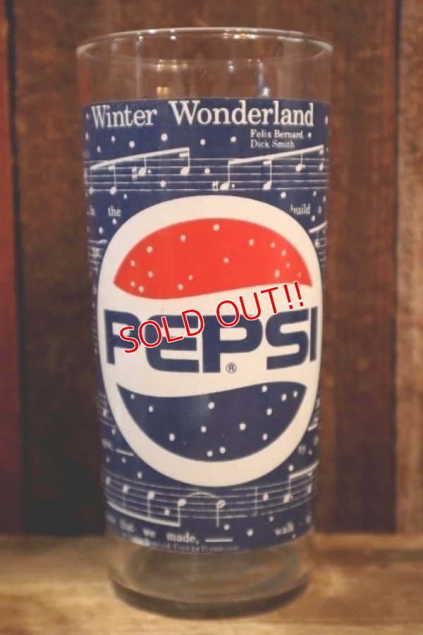 画像1: dp-250205-45 PEPSI 1990's Winter Wonderland GLASS