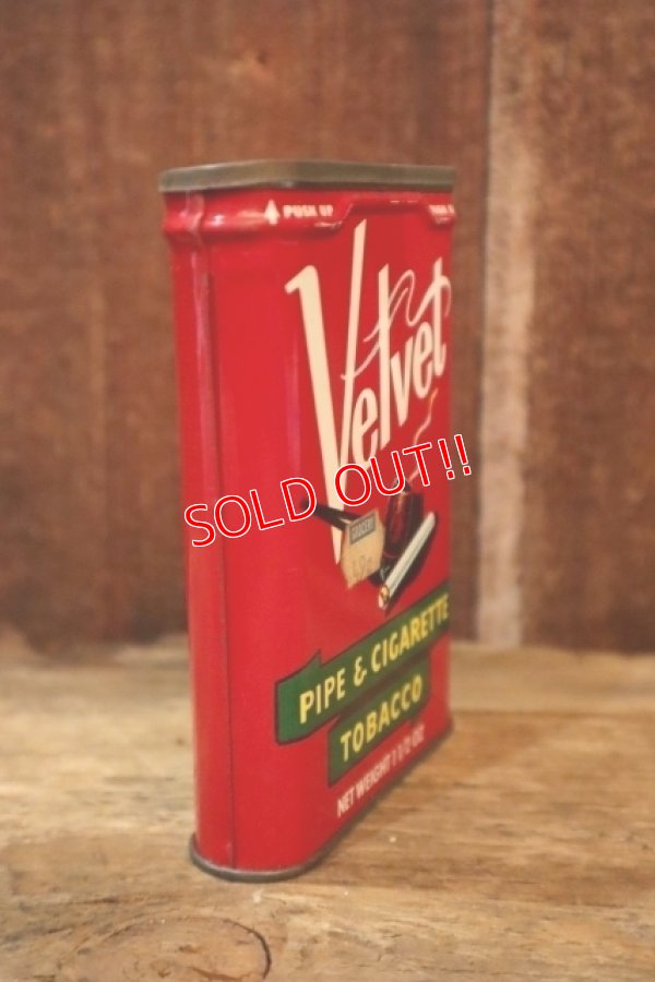 画像6: dp-250320-10 Velvet / 1960's Pipe & Cigarette Tobacco Can