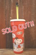 ct-250320-51 Snoopy (Joe Cool) / A&W 1990's Plastic Cup