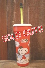 ct-250320-51 Snoopy (Joe Cool) / A&W 1990's Plastic Cup