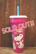 ct-250320-49 Snoopy (Joe Cool) / A&W 1990's Plastic Cup