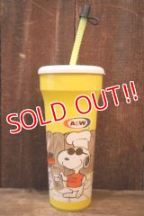 ct-250320-50 Snoopy (Joe Cool) / A&W 1990's Plastic Cup