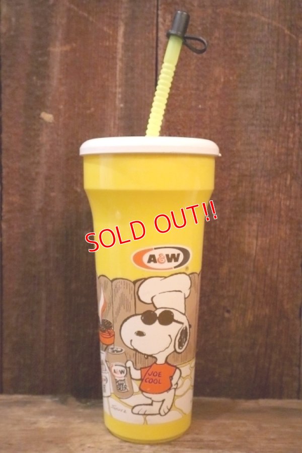 画像1: ct-250320-50 Snoopy (Joe Cool) / A&W 1990's Plastic Cup