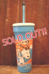 ct-250320-48 Snoopy (Joe Cool) / A&W 1990's Plastic Cup