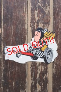 ct-250320-34 BUD MAN MIGHTY MALT 1970's STICKER (1)