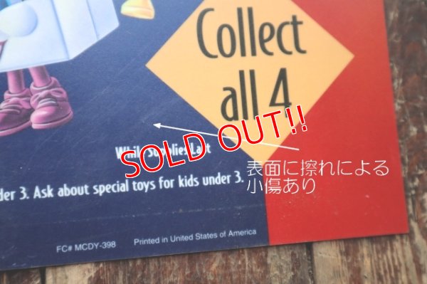 画像7: ct-250320-47 McDonald's / FOOD FUNdamentals 1992 HAPPY MEAL TOY Translite