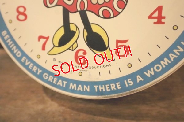 画像3: ct-250320-52 Minnie Mouse / PHINNEY-WALKER 1960's Wall Clock
