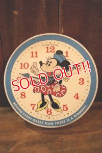 ct-250320-52 Minnie Mouse / PHINNEY-WALKER 1960's Wall Clock