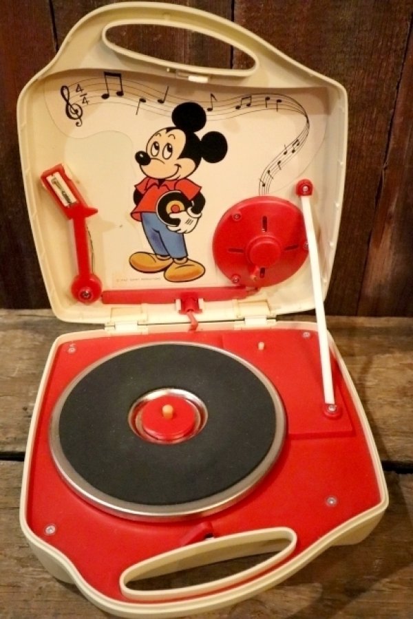 画像3: ct-250320-53 Mickey Mouse / SHELCORE INC. 1970's Phonograph