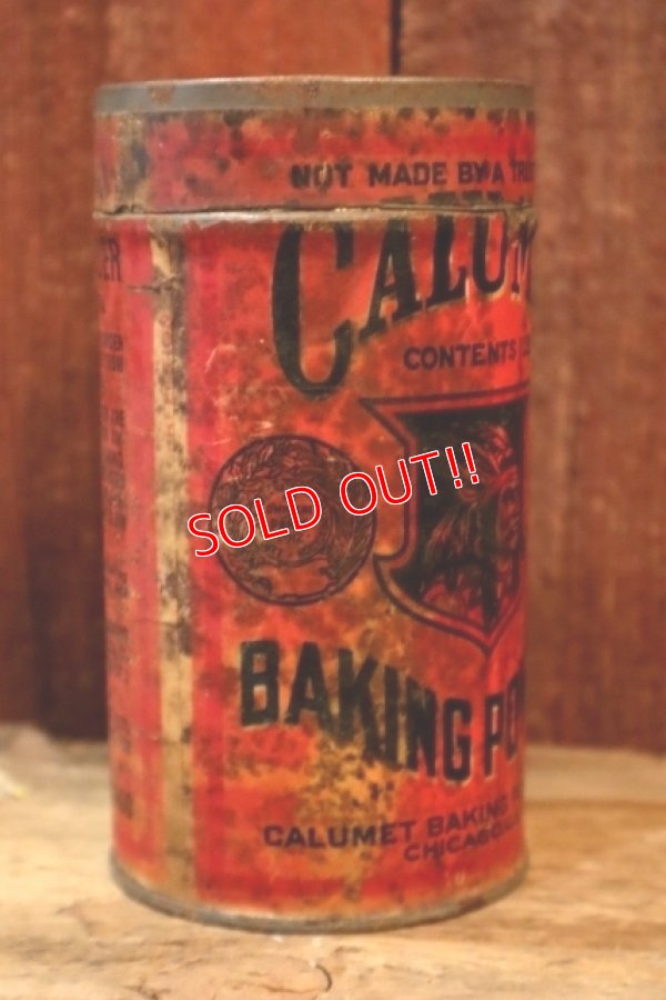 画像3: dp-250319-26 CALUMET / 1920's-1930's BAKING POWDER CAN