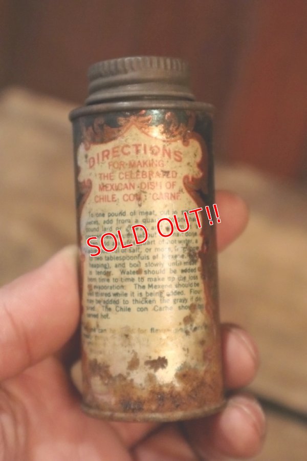 画像3: dp-250319-27 MEXENE CHILE POWDER 1940's CAN