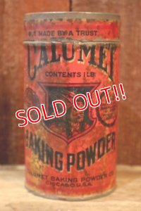 dp-250319-26 CALUMET / 1920's-1930's BAKING POWDER CAN