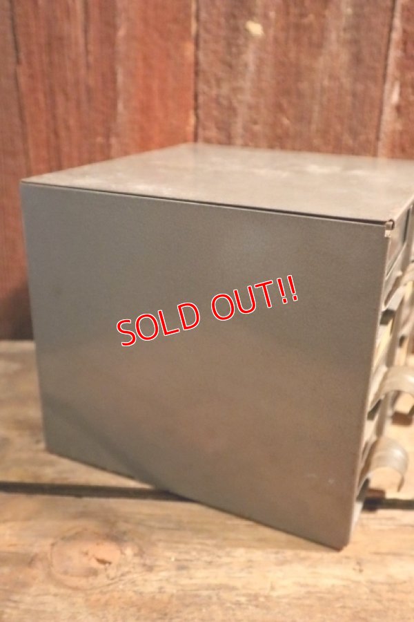 画像7: dp-250319-08 ADDRESSLLOTT 1950's STEEL PARTS BOX