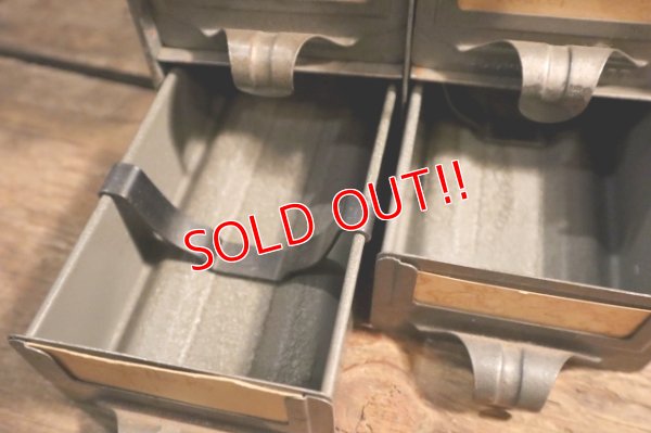画像5: dp-250319-08 ADDRESSLLOTT 1950's STEEL PARTS BOX