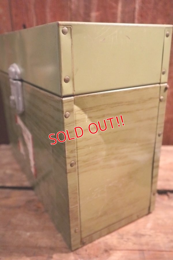 画像3: dp-250320-05 Skotch Kooler PORTA FILE 1970's Metal  File Box