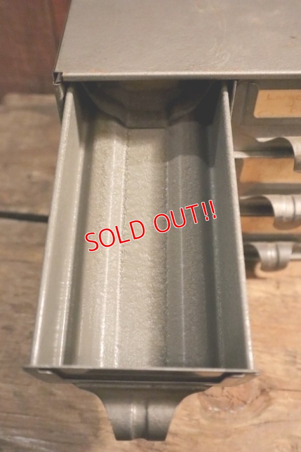 画像4: dp-250319-08 ADDRESSLLOTT 1950's STEEL PARTS BOX