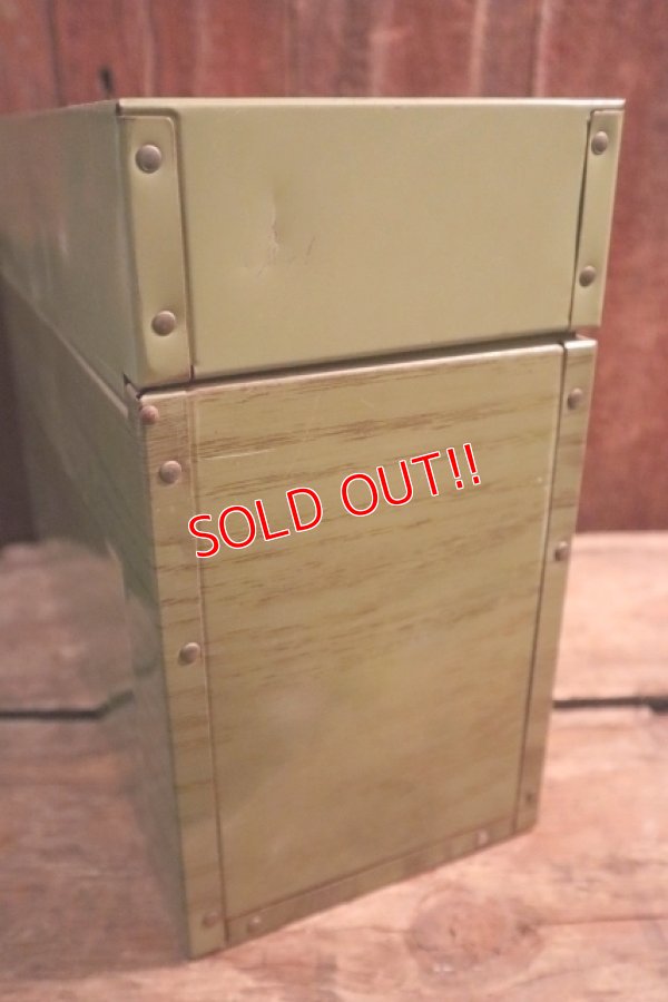 画像4: dp-250320-05 Skotch Kooler PORTA FILE 1970's Metal  File Box
