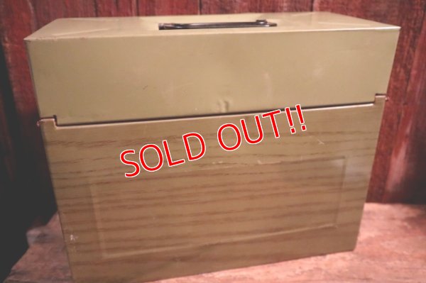 画像7: dp-250320-05 Skotch Kooler PORTA FILE 1970's Metal  File Box